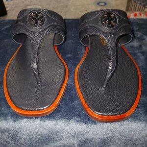 TORY BURCH Carson Thong Welt Sandal Size 9